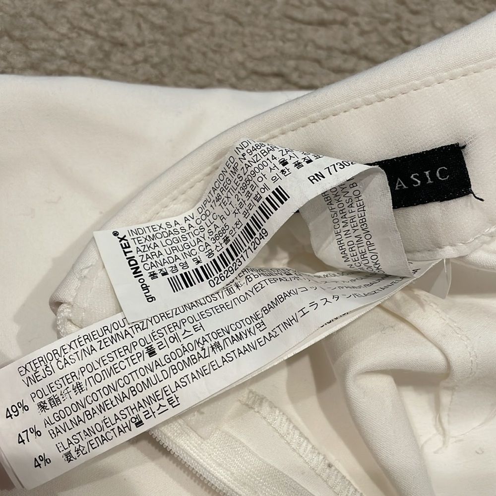 Zara Basic women shorts white size L - Picture 4 of 8